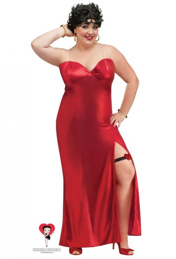 Betty Boop Plus Adult Costume