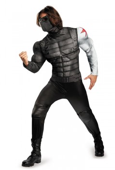 Captain America The Winter Solider Classic Muscle Plus Size Adult Costume