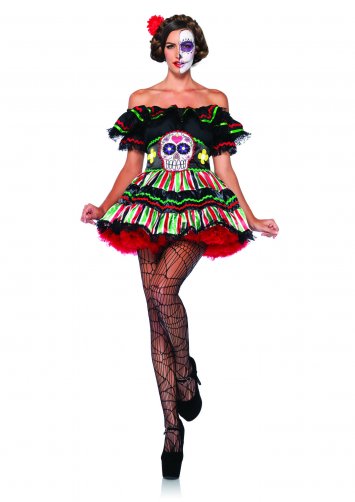 Day Of The Dead Doll Costume