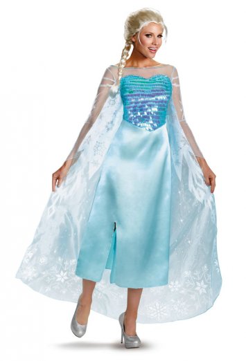 Disney Frozen Elsa Deluxe Adult Plus Costume