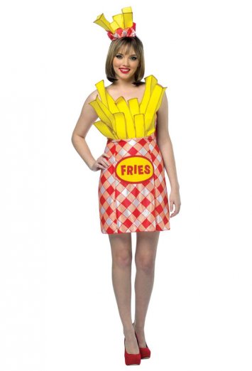 French Fries Dress Adult Costume