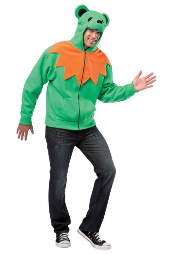 Grateful Dead Green Bear Adult Costume