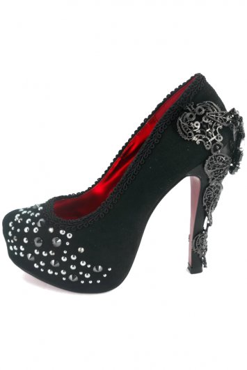 Hades Amina Crystal Stud Heels