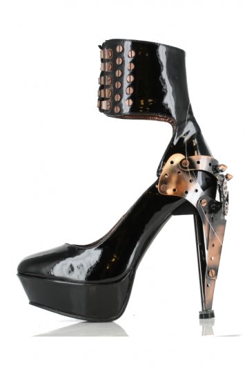 Hades Apollo Metallic Plated Heels