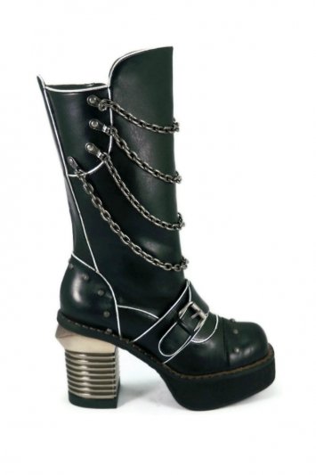 Krull Chunky Heel Boots