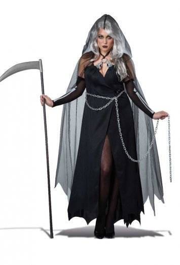 Lady Reaper Adult Plus Size Costume