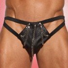 Leather Chain Thong