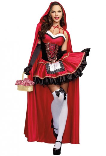 Little Red Adult Costume