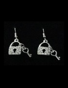 Lock & Key Earrings