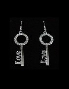 Love Key Earrings