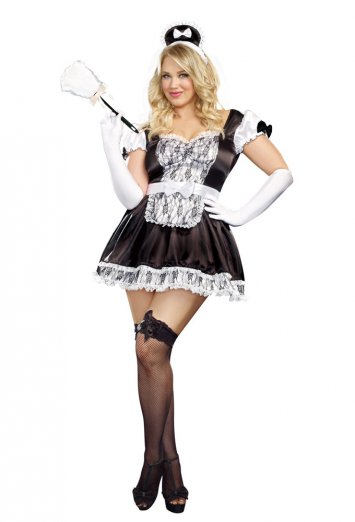 Maid For You Plus Adult Costume