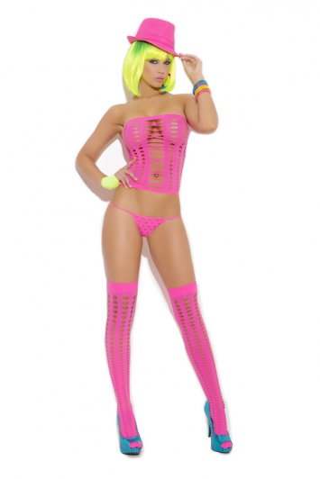 Neon Pothole Bandeau Set