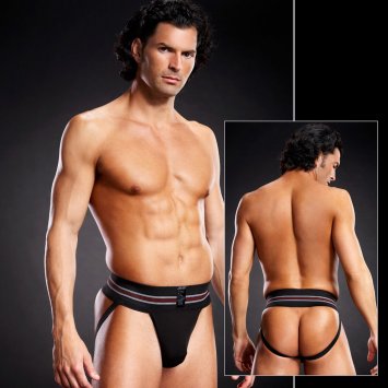 Performance Microfiber Jock Strap Black