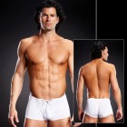 Performance Microfiber Lace-Up Trunk White