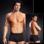 Performance Microfiber Pinstripe Trunk Black