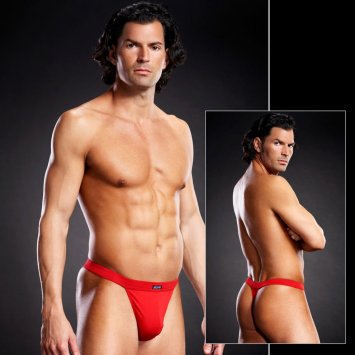 Performance Microfiber Thong Red