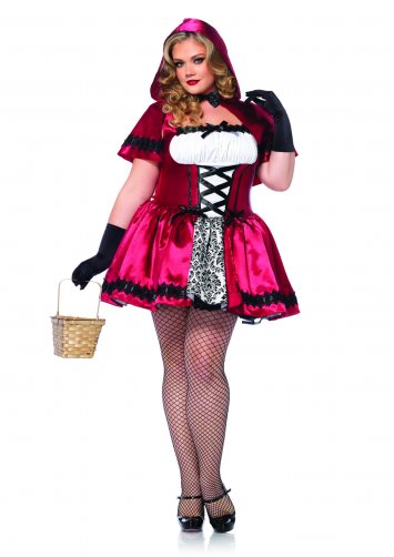 Plus Size Gothic Red Riding Hood Costume