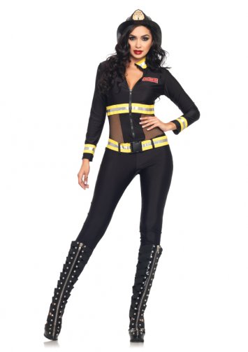 Red Blaze Firefighter Costume