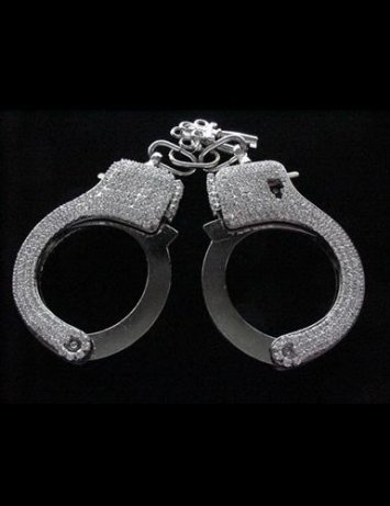 Rhinestone Handcuffs