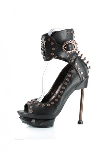 Steam Machine Peep Toe Heel