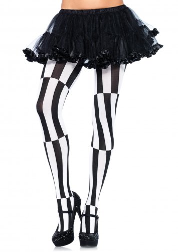 Striped Optical Illusion Pantyhose