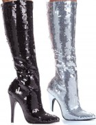 Tin 5 Inch Sequin Knee Boot
