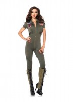 Top Gun Women Flight Suit Costume