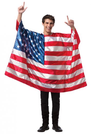 USA Flag Tunic Adult Costume