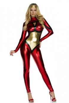 Webbed Super Hero Sexy Catsuit Costume