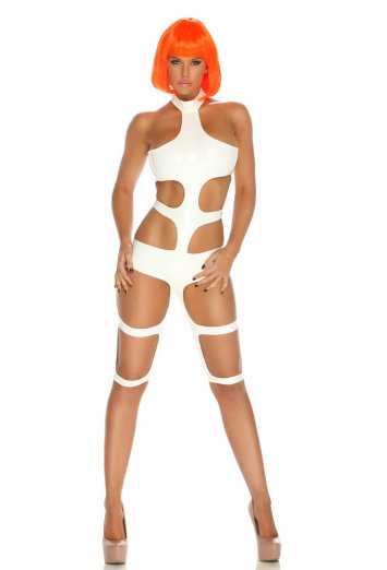 White Bodysuit Adult Costume